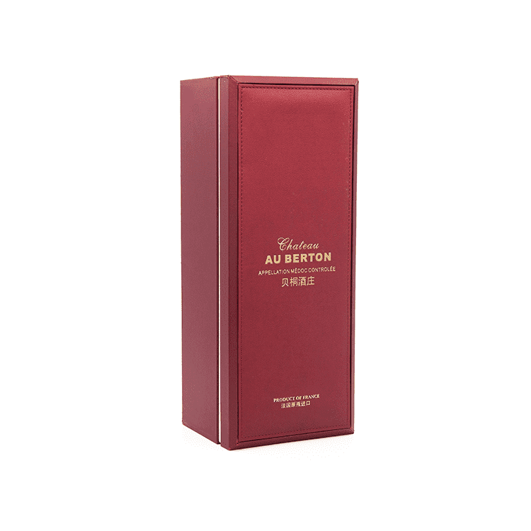 PU leather whisky box