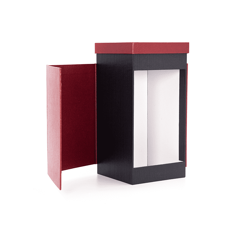 Custom Compact Cardboard Wine Box