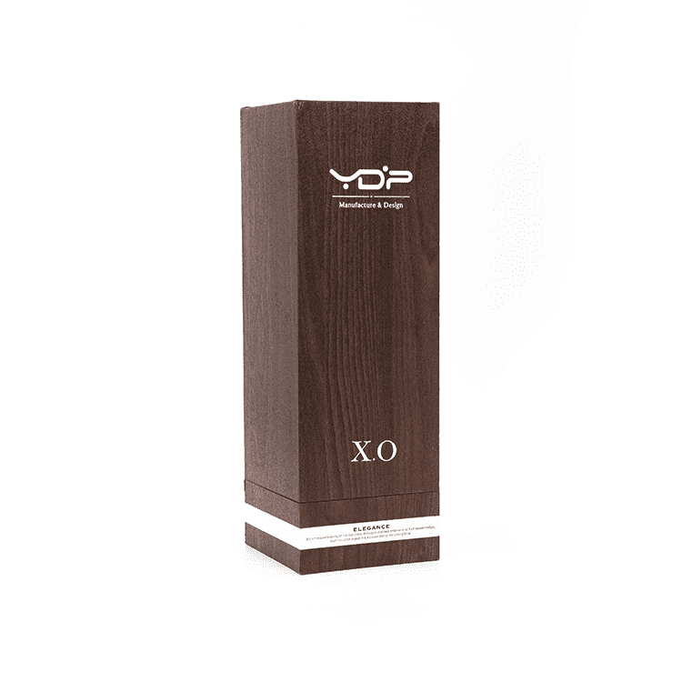 Wooden Texture Display Cardboard Wine Box Supplier