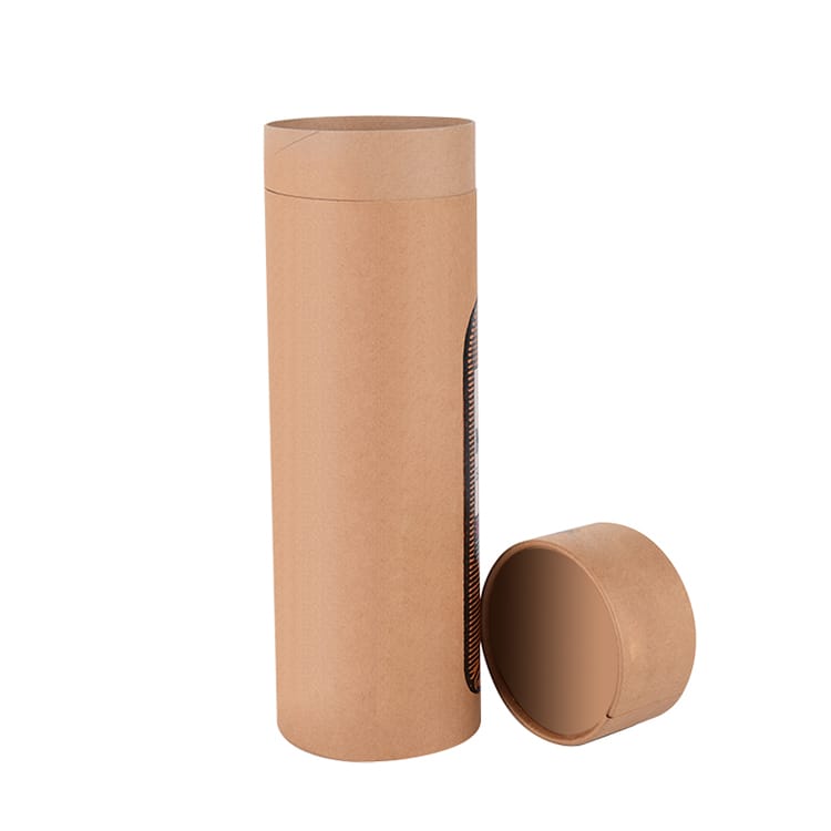 Kraft Paper Round Cardboard Wine Box Wholesale