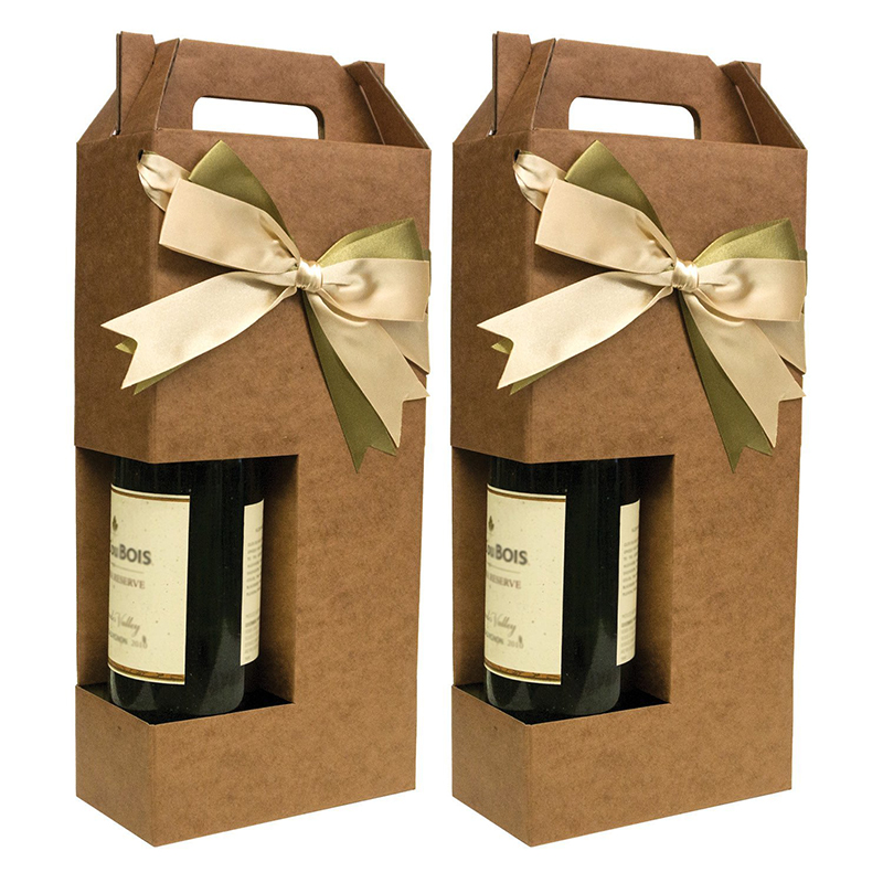 2 bottle wine totes