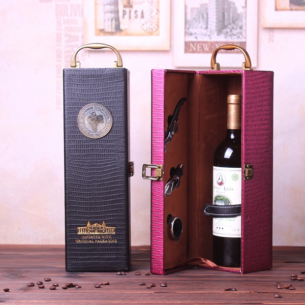 leather wine boxes