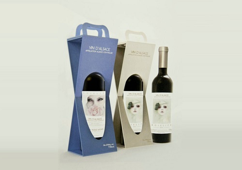 paper wine box