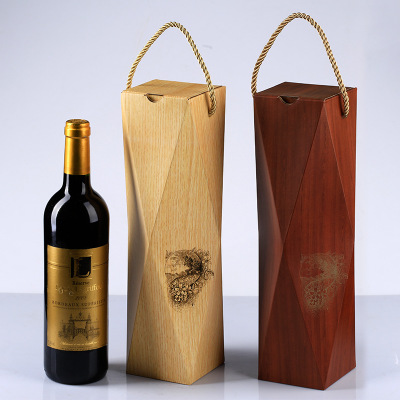 Paper wine boxes can also be so high-end