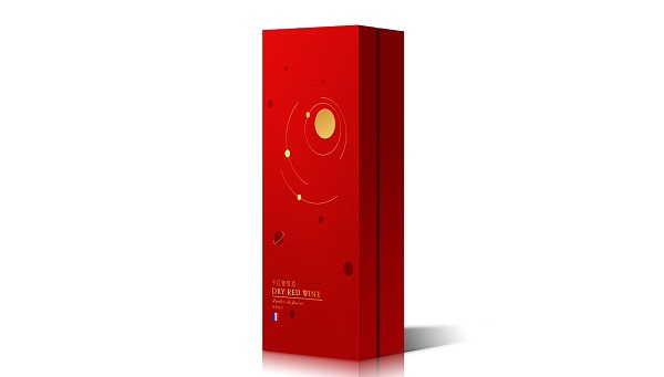 What is the key point of the design of red wine packing box