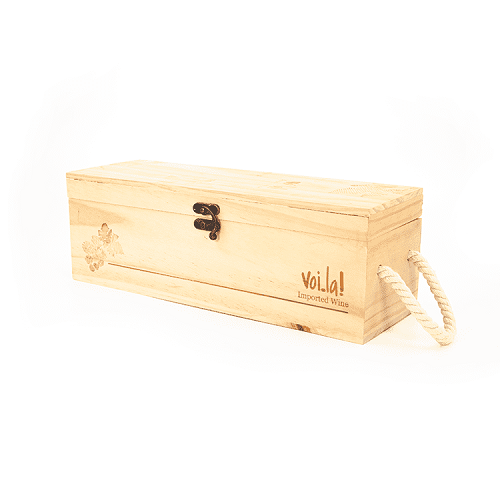 Is it more advantageous to use wooden wine boxes for wine products?