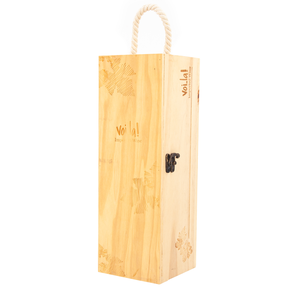 Cheap custom spirits and drinks pine wood unfinished packaging wine bottles box