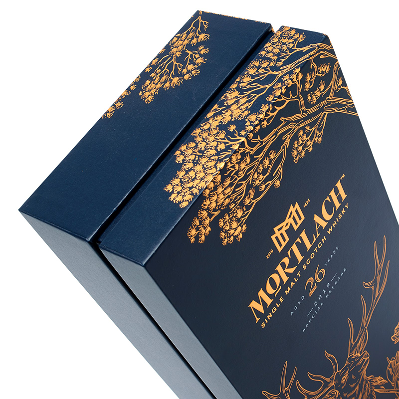 Luxury custom logo whisky handmade gift cardboard paper wine packaging box
