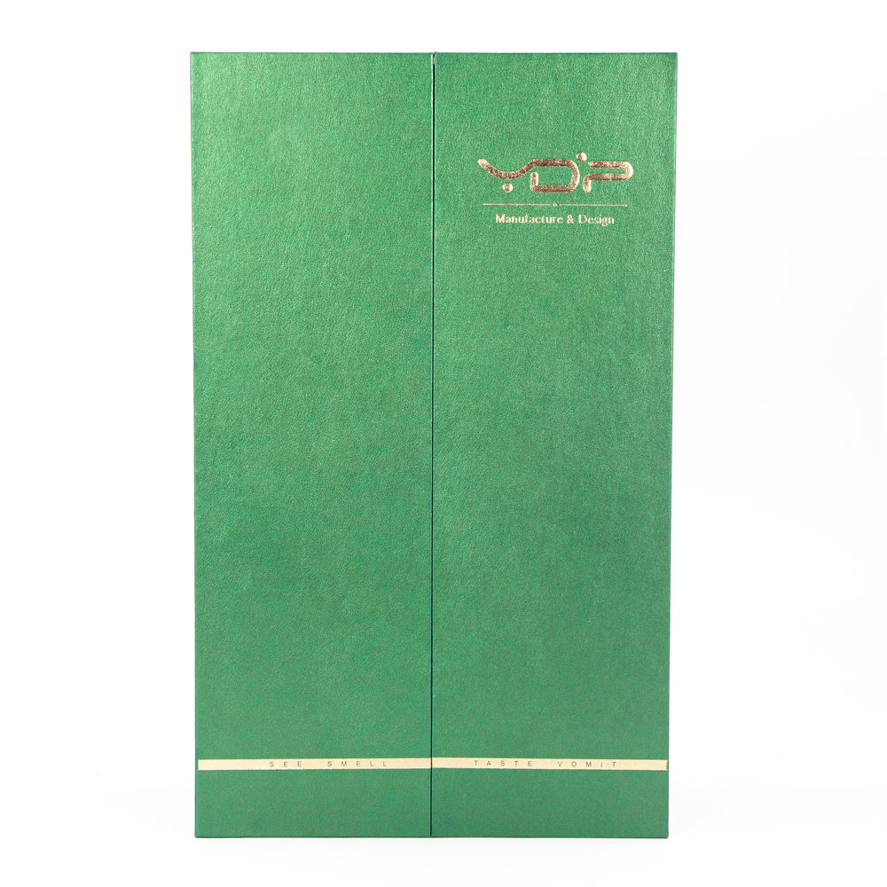 Custom luxury cardboard paper magnetic double red wine bottle gift packaging box