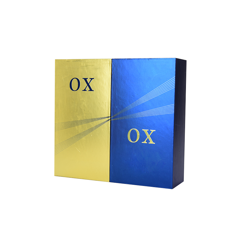 High rigid single bottle XO whisky drawer paper board packaging MDF wine box 