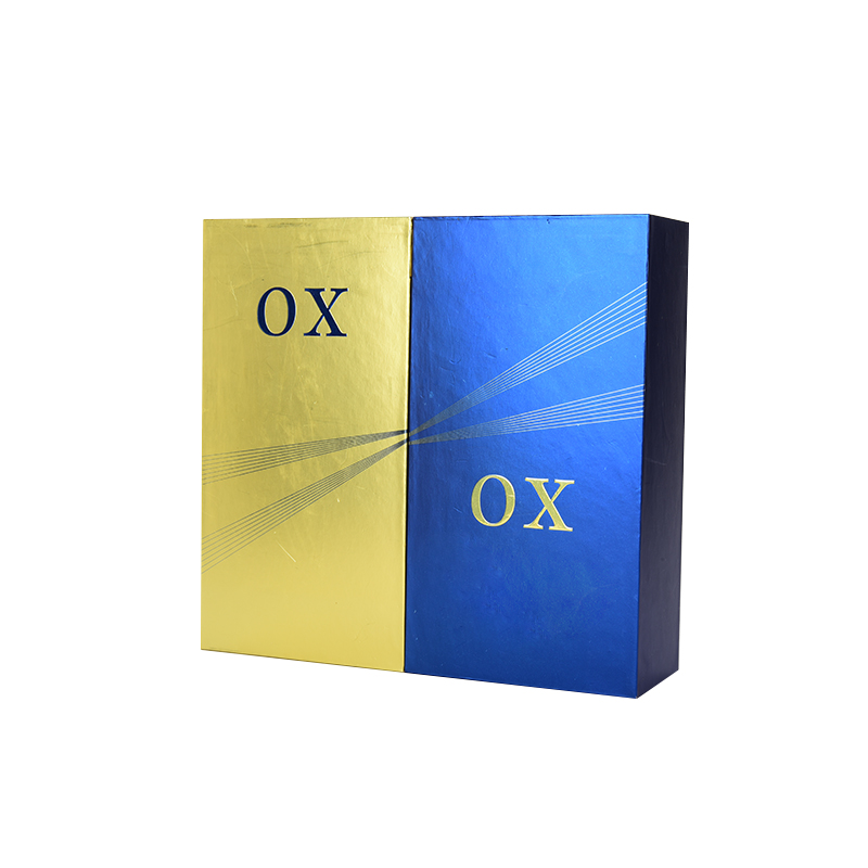 High rigid single bottle XO whisky drawer paper board packaging MDF wine box