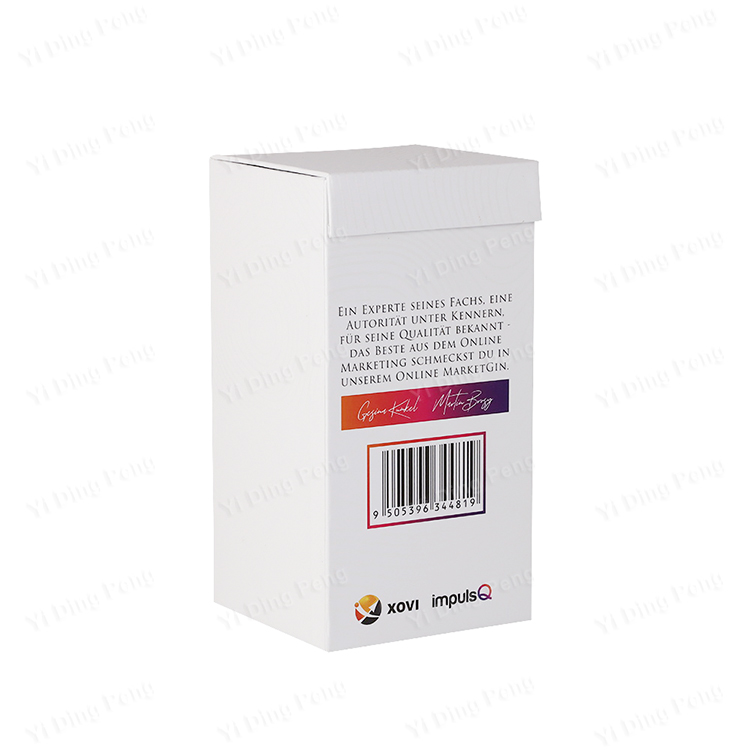 Wine Box Packaging Manufacturer White Flip Top Lid Paper Cardboard Christmas Wine Box With Magnet